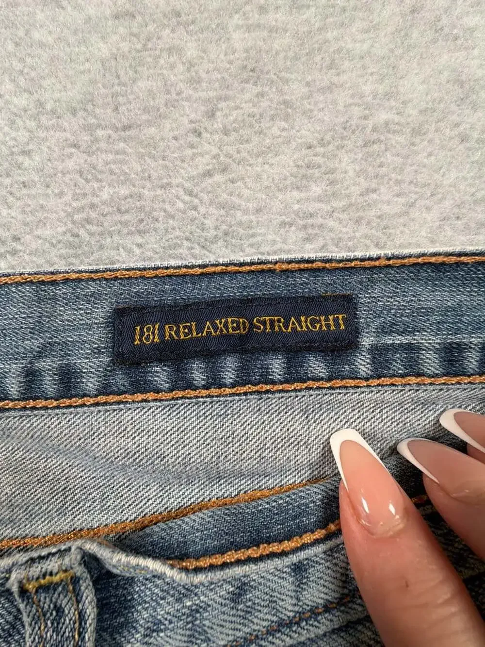 Lucky Brand 181 Relaxed Straight Men's Blue Jeans Size 40x32